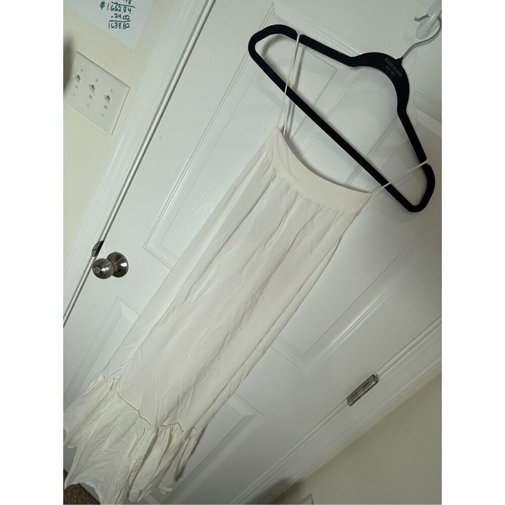 Revolve women’s white swim cover up small sea shell